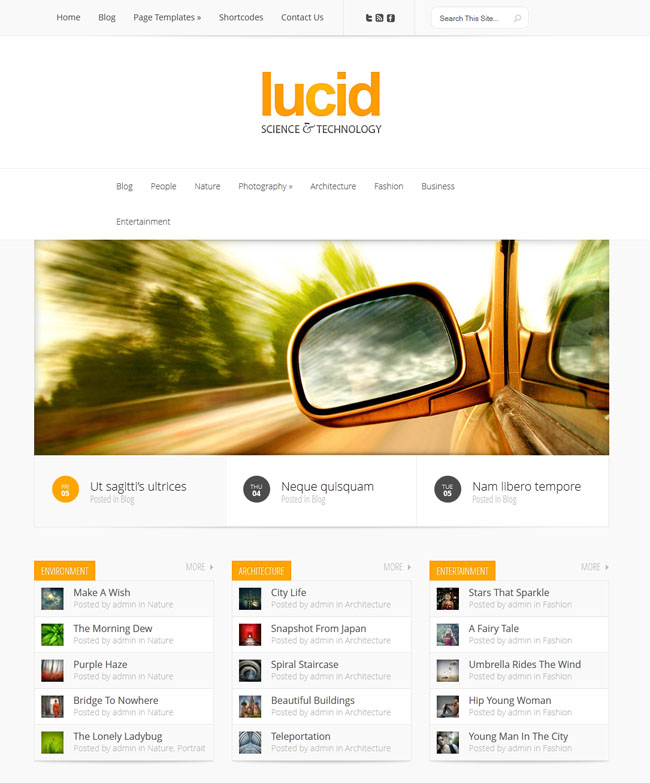 Lucid-wordpress-theme