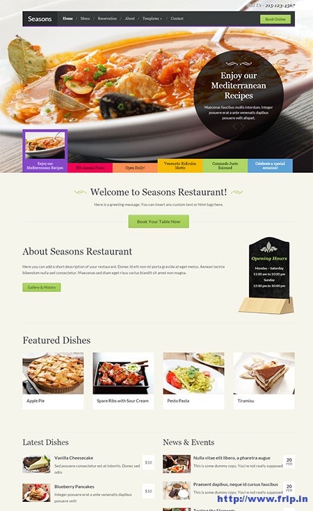 Seasons-Restaurant-WordPress-Theme