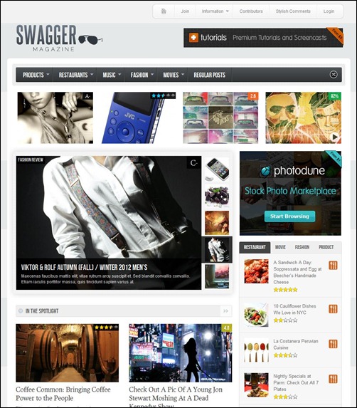 Swagger Swagmag Magazine WordPress Theme