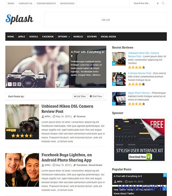 splash-mythemeshop wordpress theme