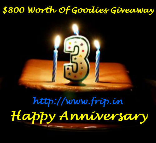 happy 3rd anniversary giveaway