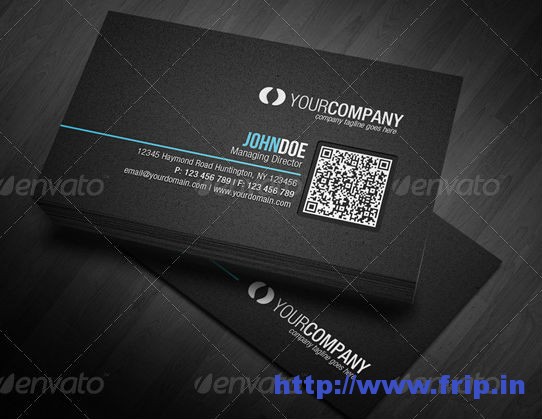 Corporate QR Code Business Card V2