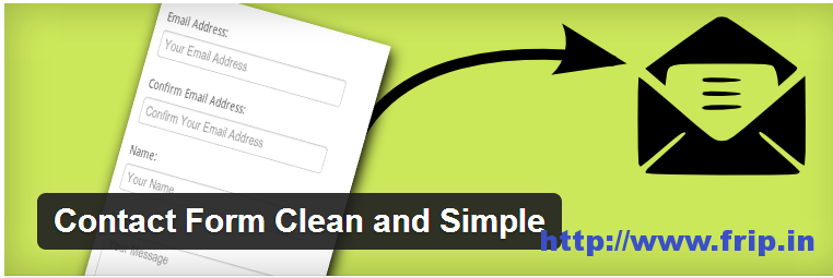 Contact Form Clean and Simple