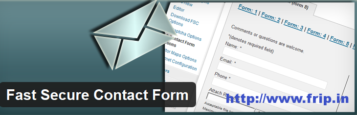 Fast secure Contact Form wordpress plugin
