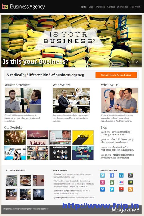 Business Agency WordPress Theme