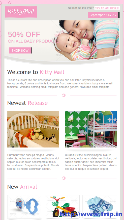 Kittymail Newsletter Template