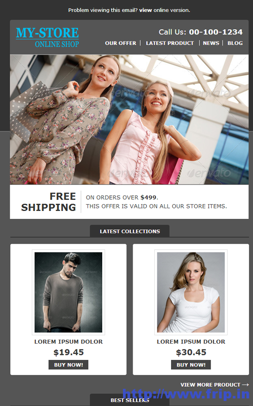 MyStore Responsive Email Template