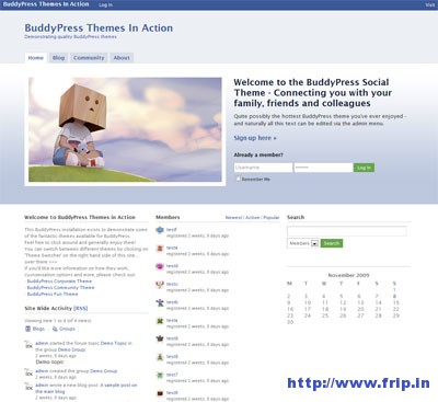BuddyPress Social Theme