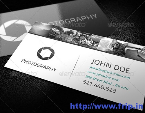 Elegant Photography Business Card