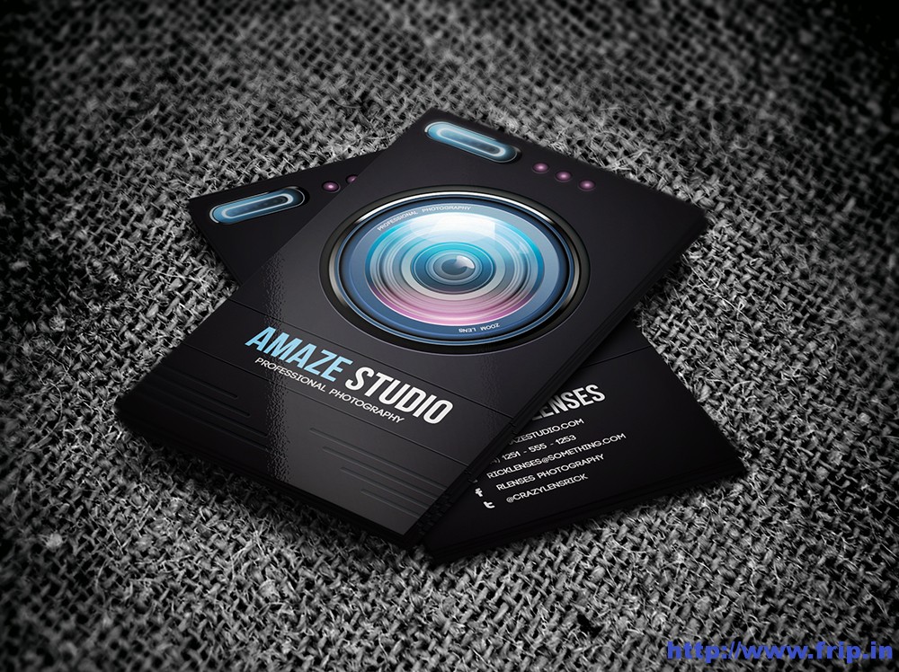 Photographer Lens Business Card