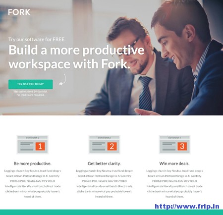 Fork Unbounce Template