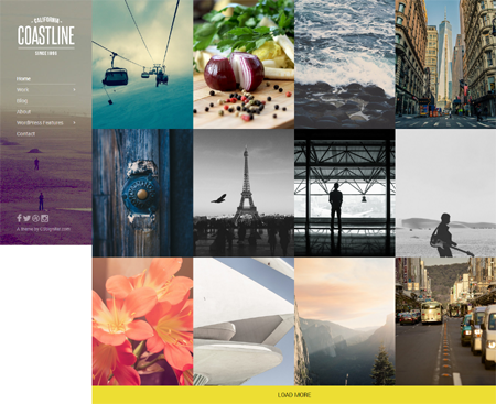 Coastline –A WordPress Theme for Creative Professionals
