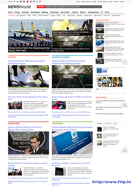 news world wordpress theme