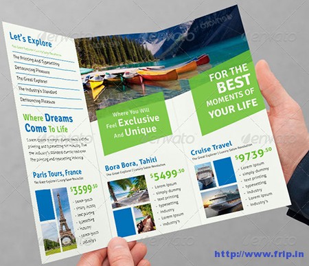 Tourism Tri – Fold Brochure
