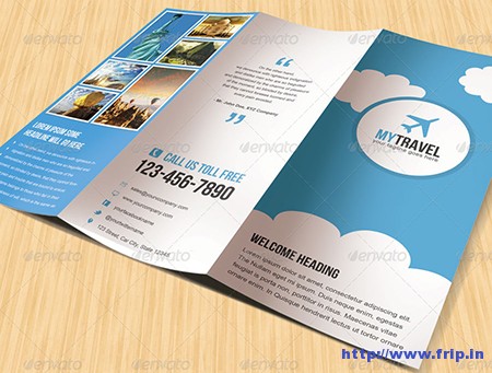 Travel Business Trifold Brochure