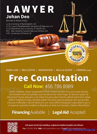 law firm flyer