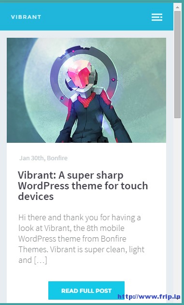 Vibrant-WordPress-Mobile-Theme