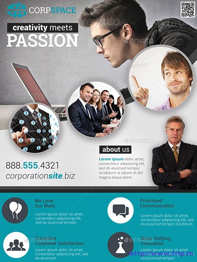 Business-Flyer-40-With-Postcard