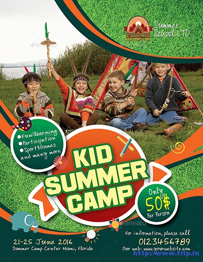 Kid-Summer-Camp-Flyer