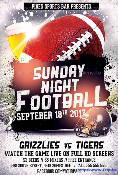 American-Football-Game-Flyer-Template