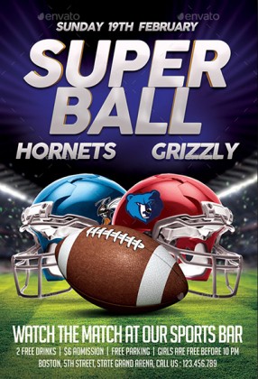 Free Printable Super Bowl Flyers Free Printable Super Bowl Flyers