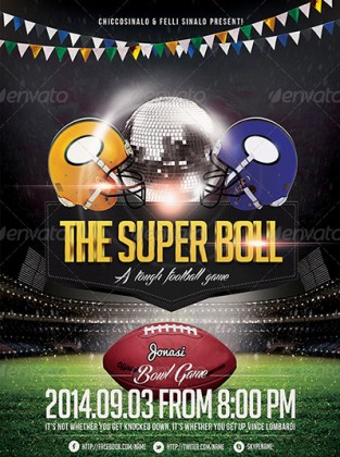 50 Best Super Bowl Flyer Print Templates 2016 - Frip.in