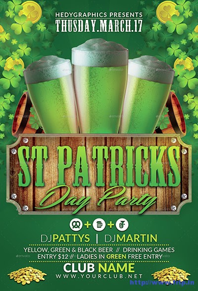 St-Patrick-Day-Party-Flyer