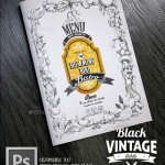 Black-Vintage-Menu-Book