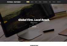 Potenza Single Page WordPress Theme By Cssigniter Themes