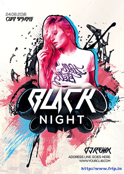 black-night-party-flyers