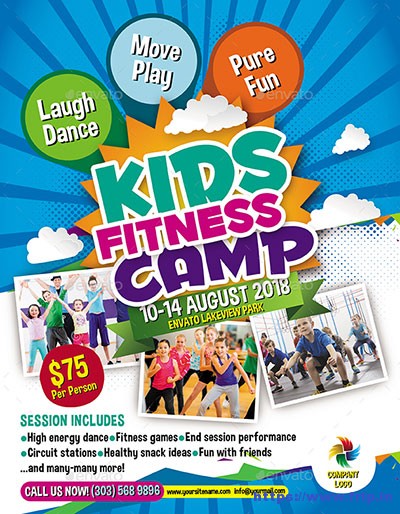 Kids-Fitness-Camp-Flyer
