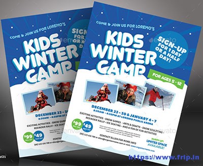 Kids-Winter-Camp-Flyer-Templates