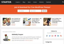 Starter Blog WordPress Theme By Happy Themes