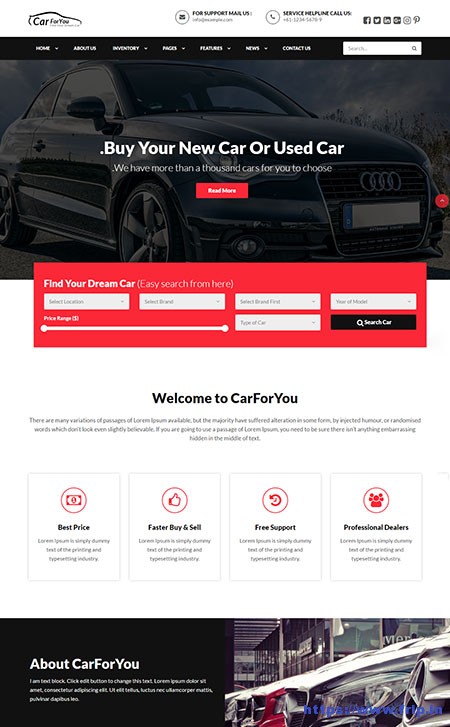 CarForYou-Car-Dealer-WordPress-Theme
