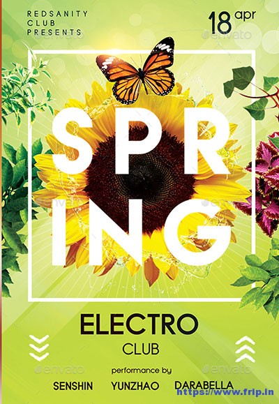 Spring-Party-Flyer-Template