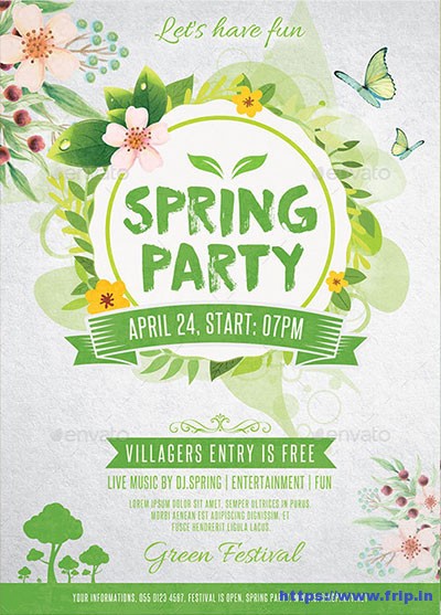Spring-Party-Flyer-Template-V2