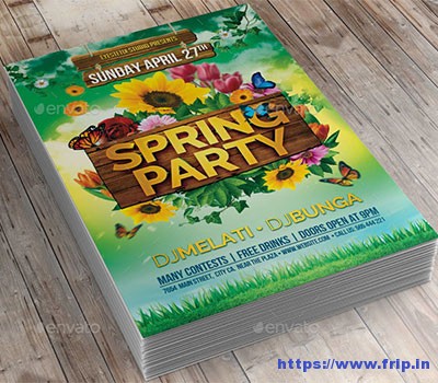 Spring-Party-Flyer