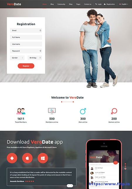 7 Best Dating Website Templates 2021 For Dating Sites Frip In