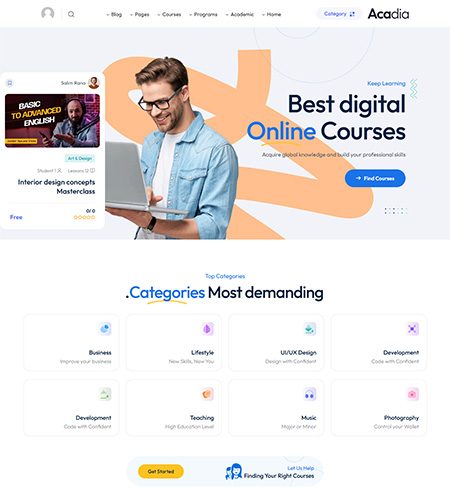 Acadia-WordPress-Theme