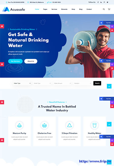 Acuasafe-Drinking-Water-Delivery-Theme