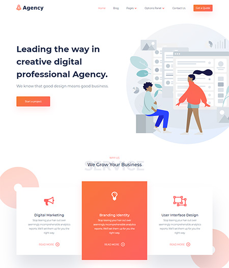agency wordpress theme