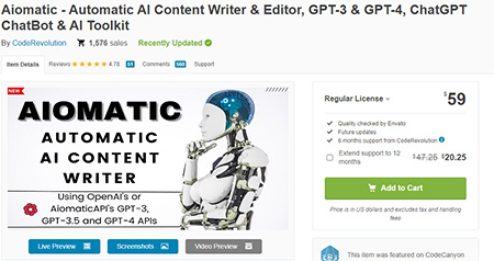Aiomatic-Automatic-AI-Content-Writer