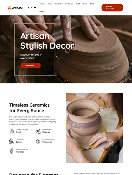 Artizani-Handmade-Artists-Theme