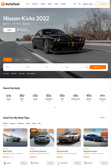 AutoDeal-WordPress-Theme