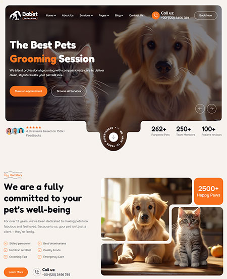Babet-Pet-Care-Theme