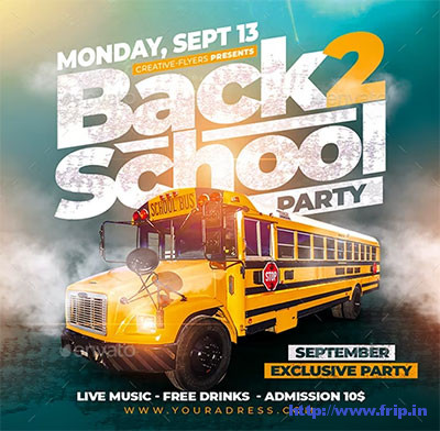 Back-To-School-Party-Flyer