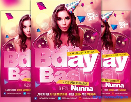 Bday-Bash-Flyer-Template