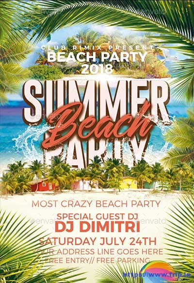 Beach-Party-Flyer