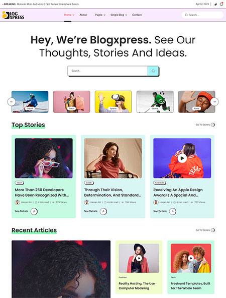 BlogXpress-Blog-News-Theme