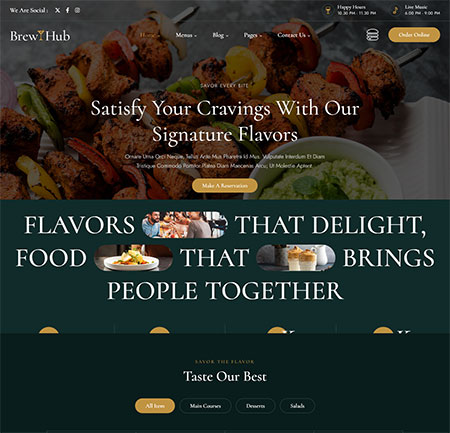 Brewhub-WordPress-Theme
